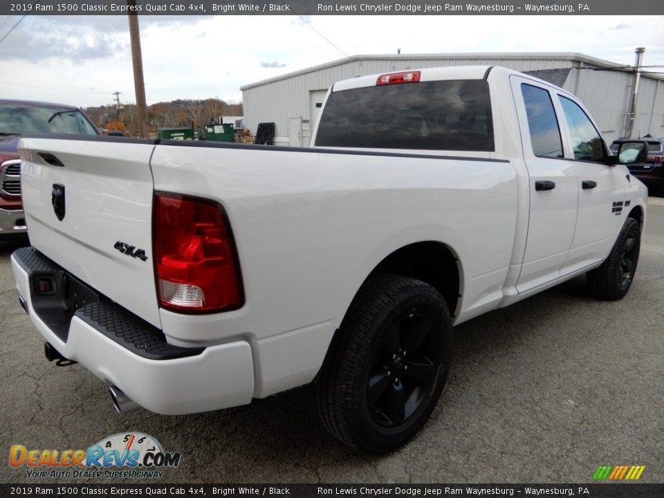 2019 Ram 1500 Classic Express Quad Cab 4x4 Bright White / Black Photo #6