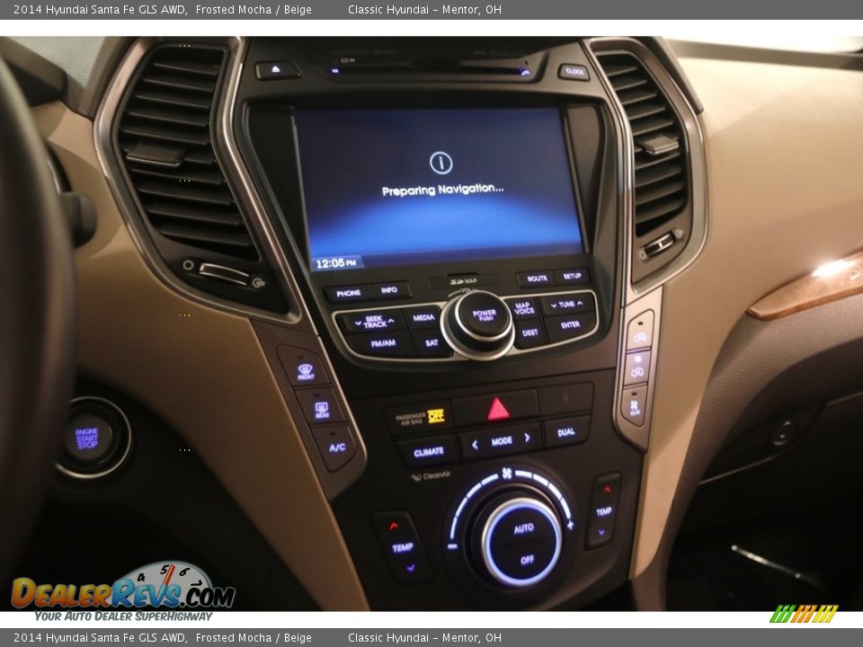2014 Hyundai Santa Fe GLS AWD Frosted Mocha / Beige Photo #8