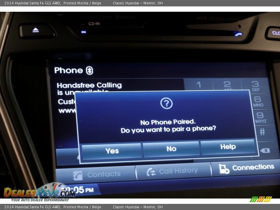 2014 Hyundai Santa Fe GLS AWD Frosted Mocha / Beige Photo #11