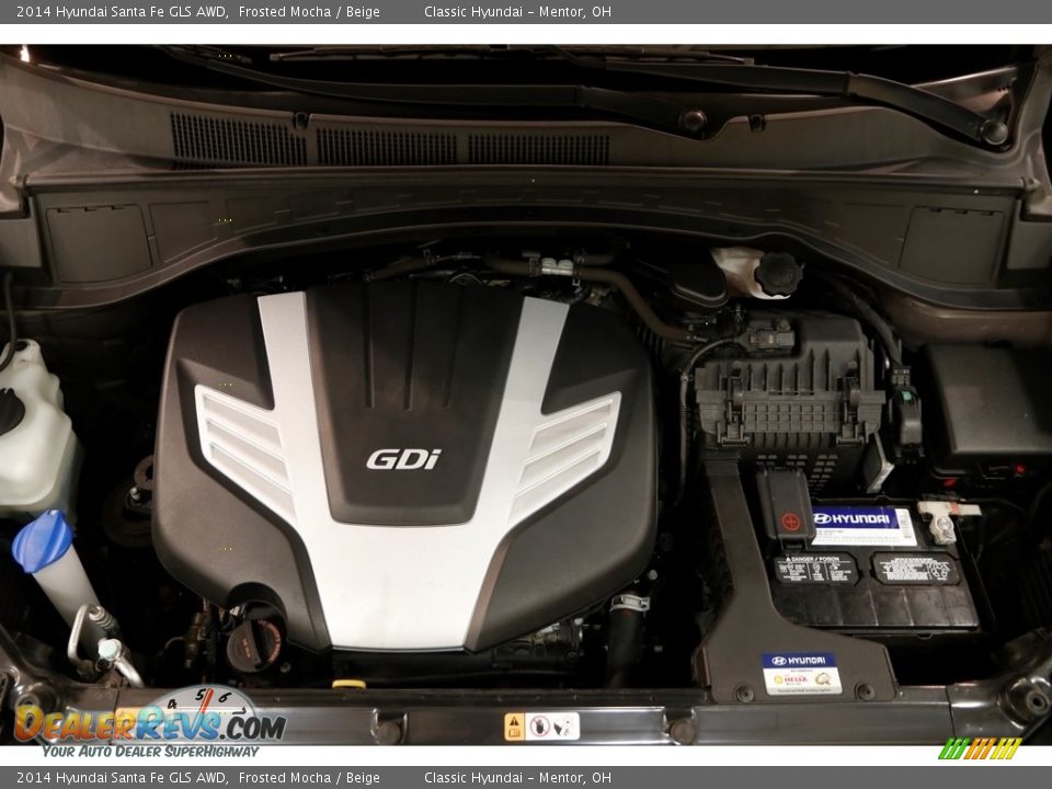 2014 Hyundai Santa Fe GLS AWD Frosted Mocha / Beige Photo #21