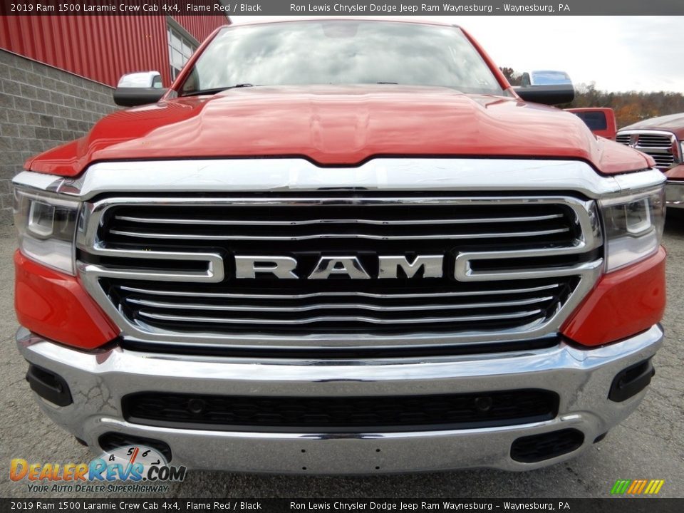 2019 Ram 1500 Laramie Crew Cab 4x4 Flame Red / Black Photo #8