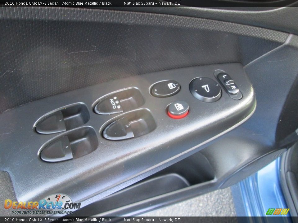 2010 Honda Civic LX-S Sedan Atomic Blue Metallic / Black Photo #14