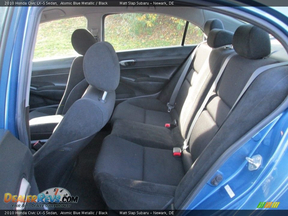 2010 Honda Civic LX-S Sedan Atomic Blue Metallic / Black Photo #20