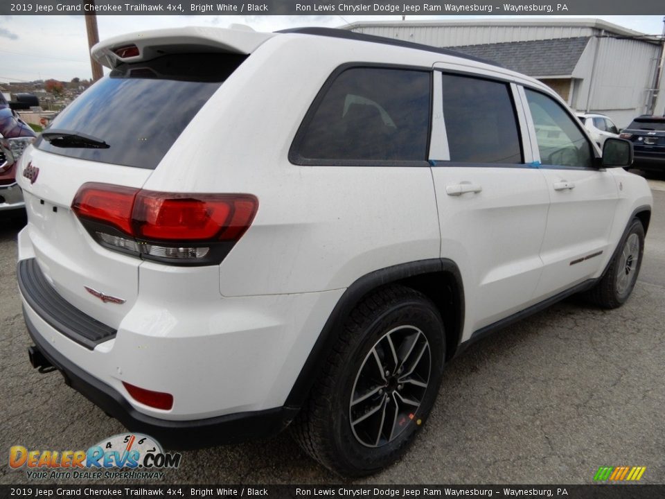 2019 Jeep Grand Cherokee Trailhawk 4x4 Bright White / Black Photo #6