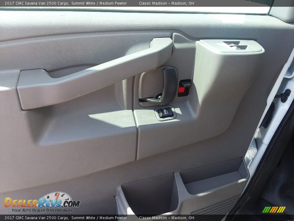 2017 GMC Savana Van 2500 Cargo Summit White / Medium Pewter Photo #6