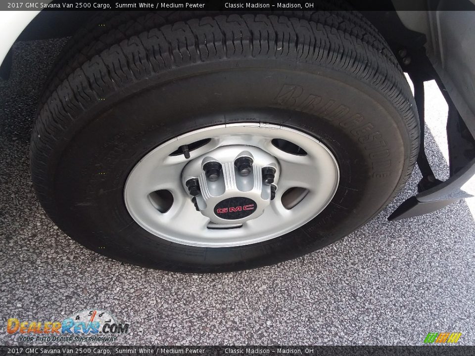 2017 GMC Savana Van 2500 Cargo Summit White / Medium Pewter Photo #11