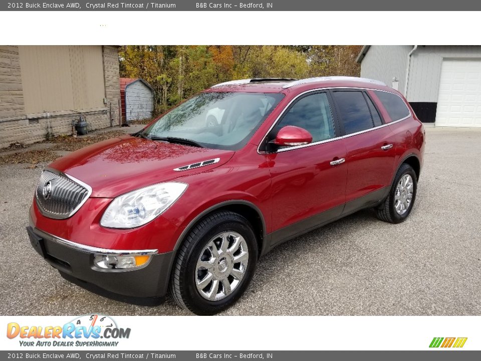 2012 Buick Enclave AWD Crystal Red Tintcoat / Titanium Photo #1
