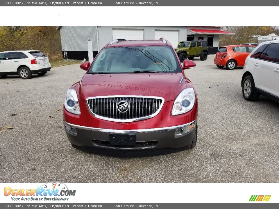 2012 Buick Enclave AWD Crystal Red Tintcoat / Titanium Photo #2