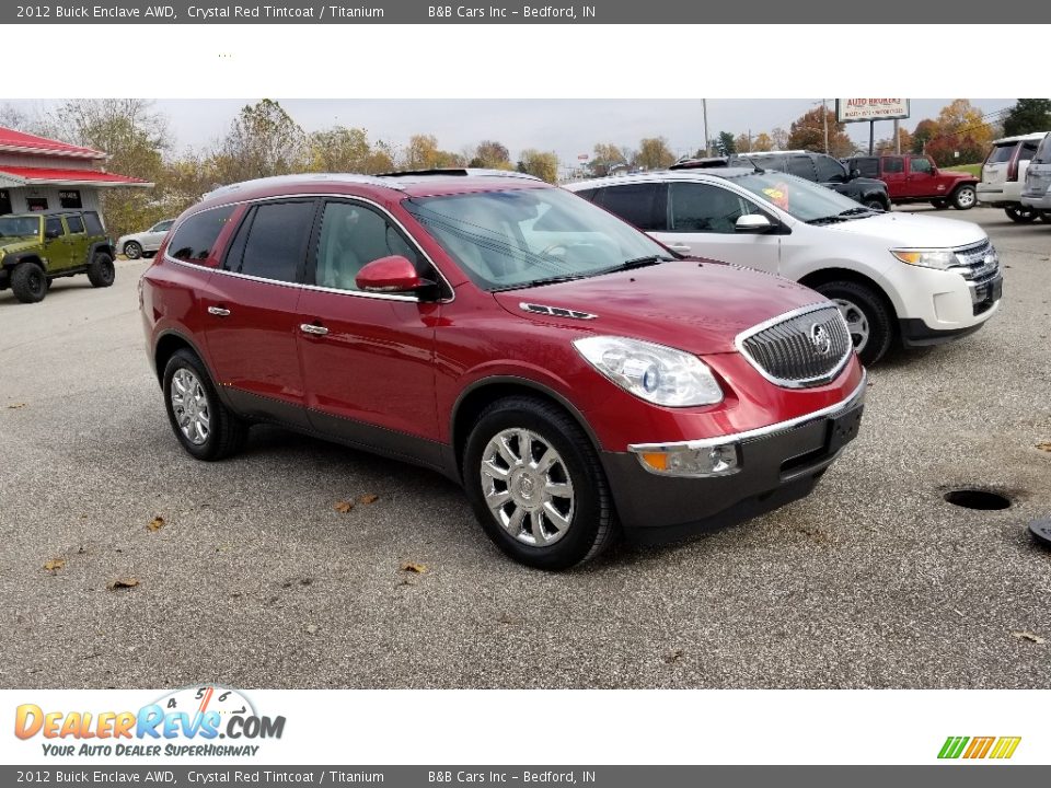 2012 Buick Enclave AWD Crystal Red Tintcoat / Titanium Photo #3