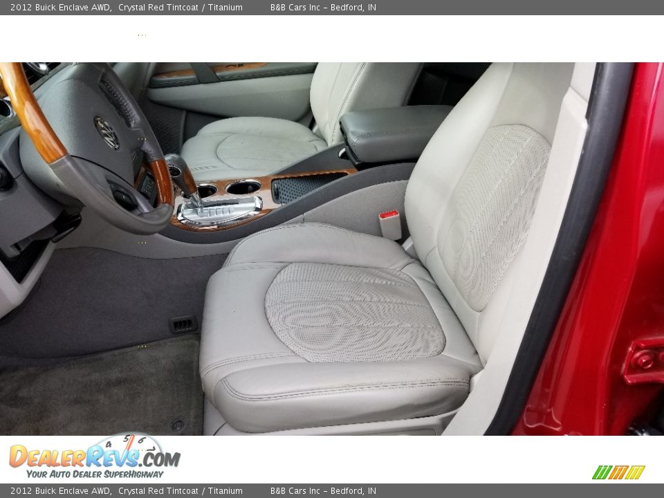 2012 Buick Enclave AWD Crystal Red Tintcoat / Titanium Photo #8