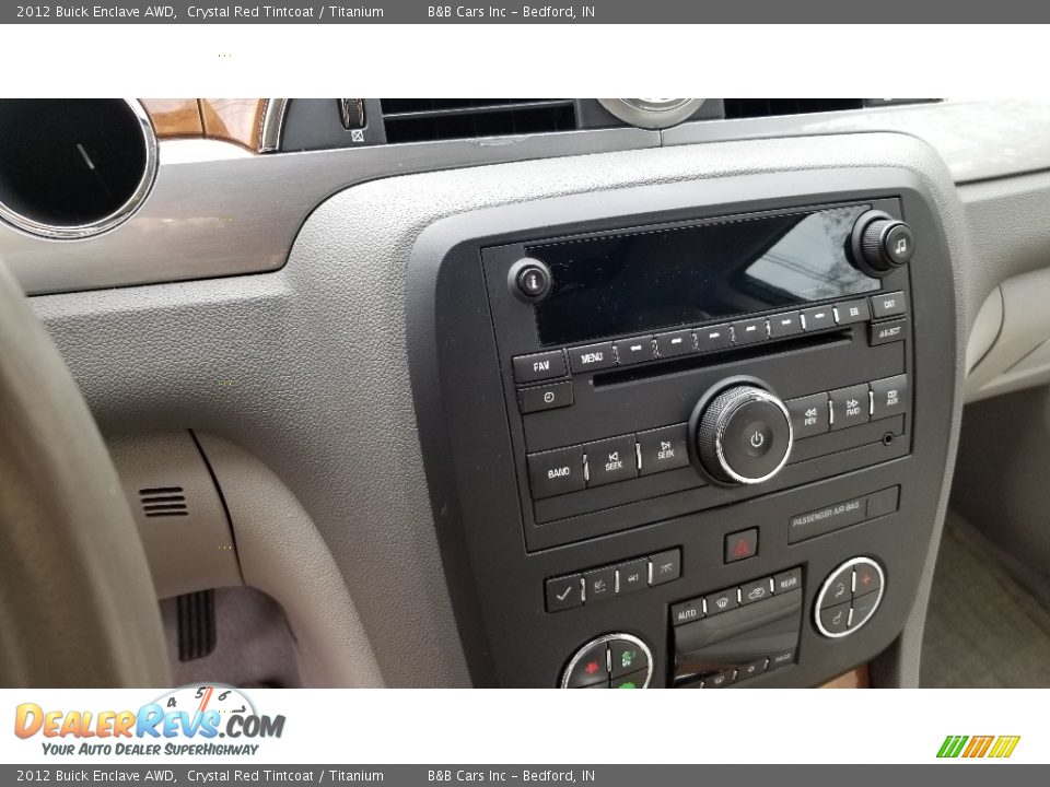2012 Buick Enclave AWD Crystal Red Tintcoat / Titanium Photo #9
