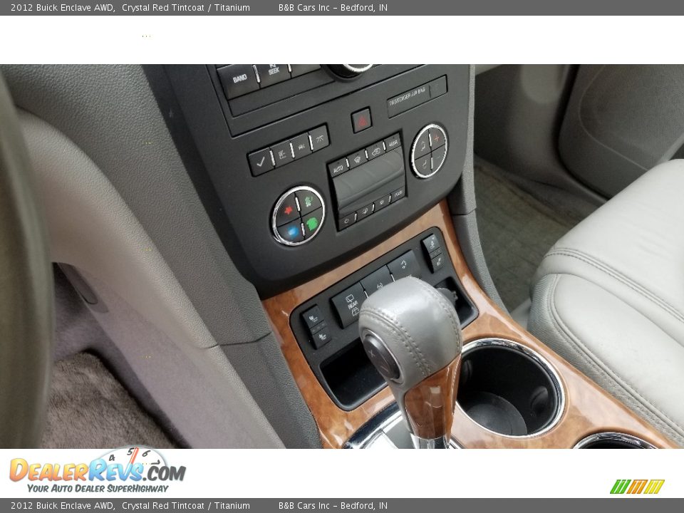 2012 Buick Enclave AWD Crystal Red Tintcoat / Titanium Photo #10