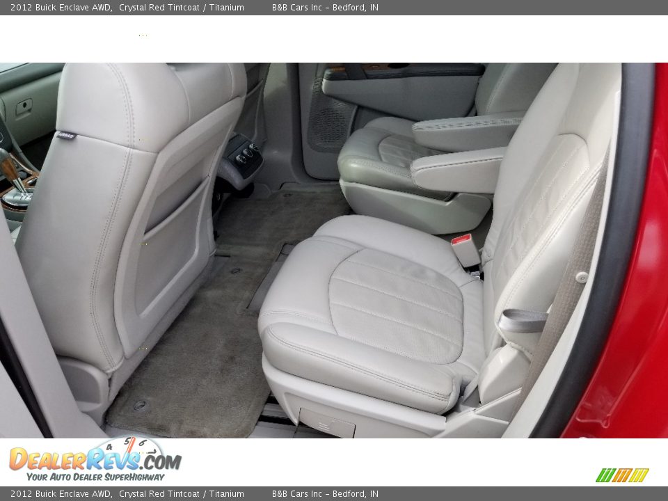 2012 Buick Enclave AWD Crystal Red Tintcoat / Titanium Photo #11
