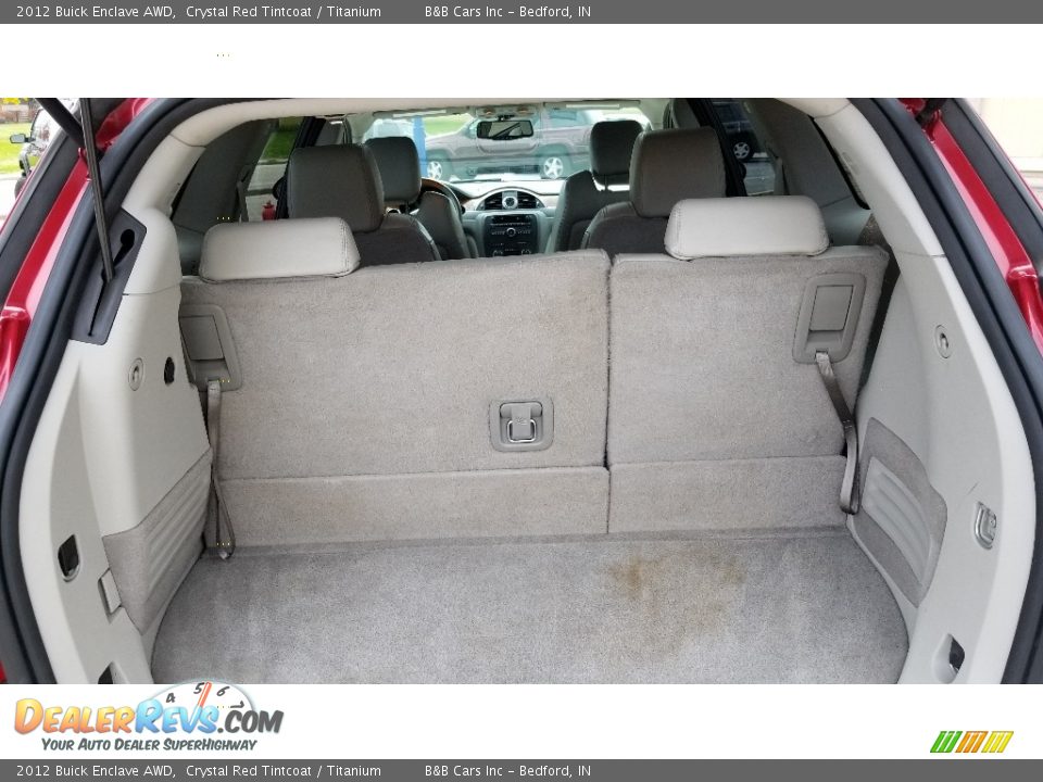 2012 Buick Enclave AWD Crystal Red Tintcoat / Titanium Photo #12