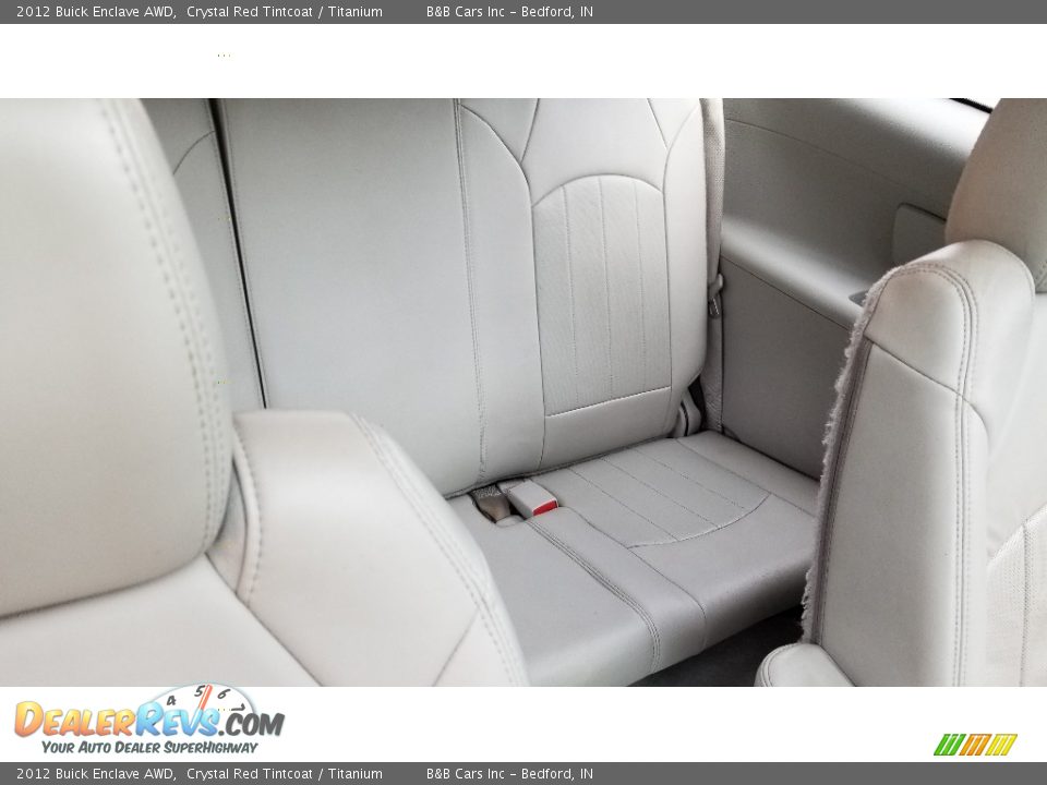 2012 Buick Enclave AWD Crystal Red Tintcoat / Titanium Photo #13