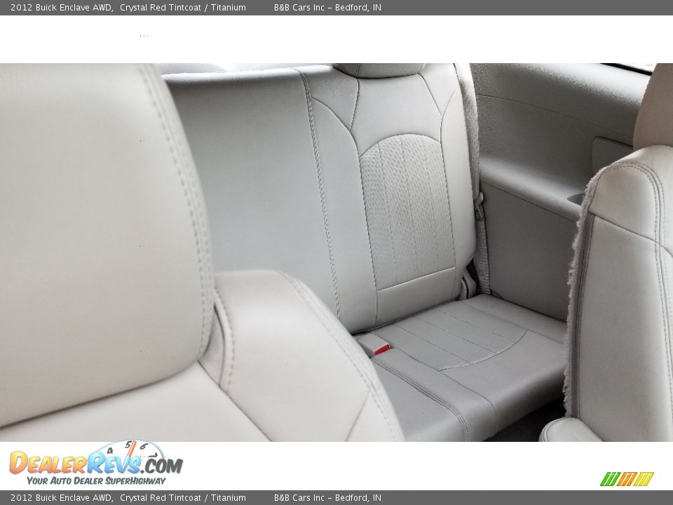 2012 Buick Enclave AWD Crystal Red Tintcoat / Titanium Photo #14