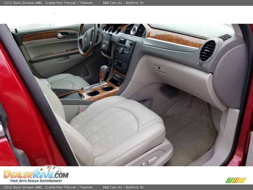 2012 Buick Enclave AWD Crystal Red Tintcoat / Titanium Photo #15