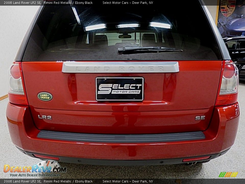 2008 Land Rover LR2 SE Rimini Red Metallic / Ebony Black Photo #9