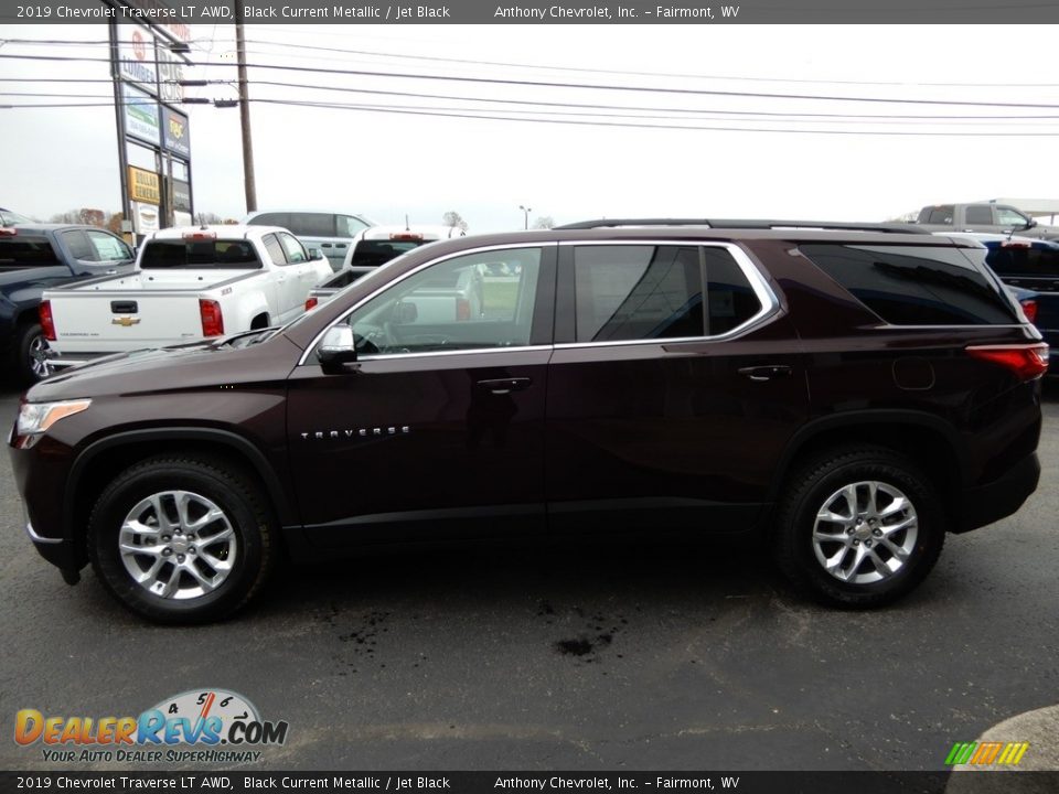 2019 Chevrolet Traverse LT AWD Black Current Metallic / Jet Black Photo #7