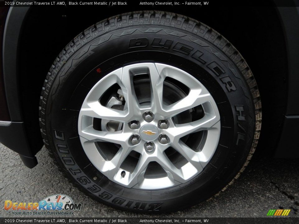 2019 Chevrolet Traverse LT AWD Black Current Metallic / Jet Black Photo #10