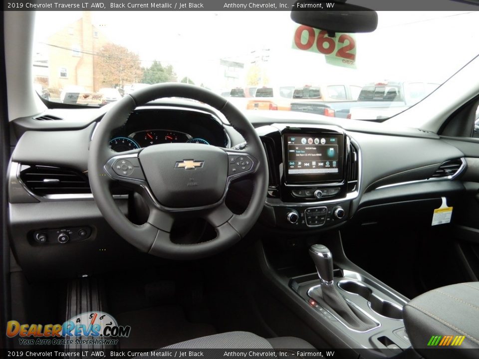 2019 Chevrolet Traverse LT AWD Black Current Metallic / Jet Black Photo #14