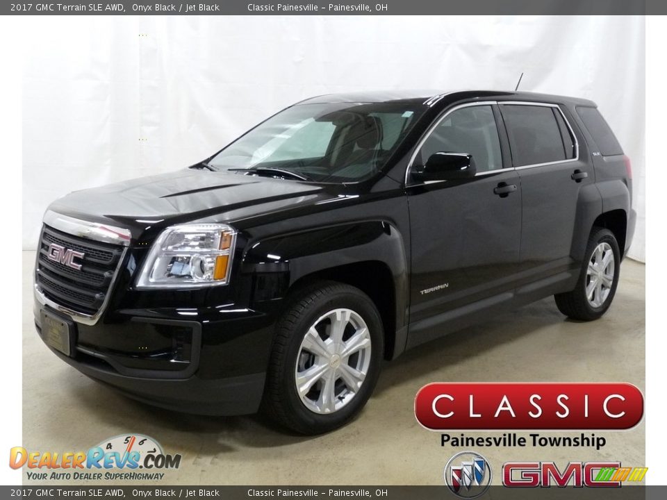2017 GMC Terrain SLE AWD Onyx Black / Jet Black Photo #1