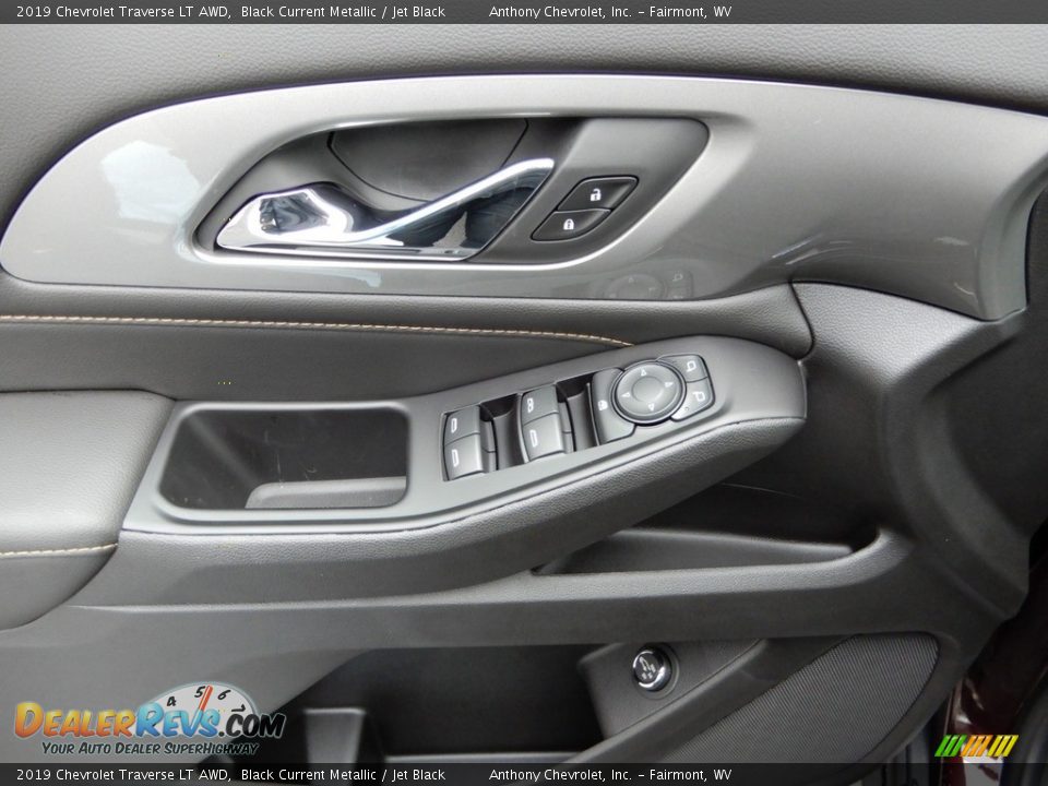 2019 Chevrolet Traverse LT AWD Black Current Metallic / Jet Black Photo #15