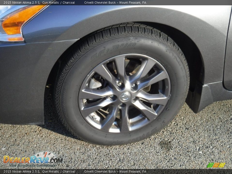 2015 Nissan Altima 2.5 S Gun Metallic / Charcoal Photo #3