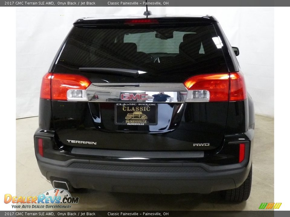 2017 GMC Terrain SLE AWD Onyx Black / Jet Black Photo #3