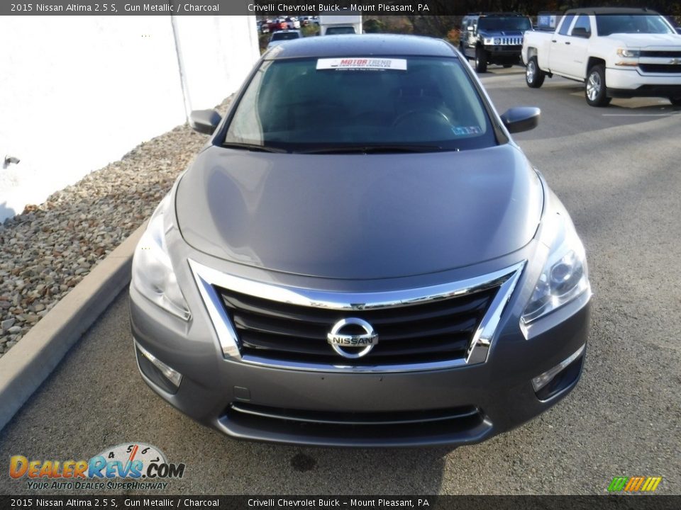 2015 Nissan Altima 2.5 S Gun Metallic / Charcoal Photo #4