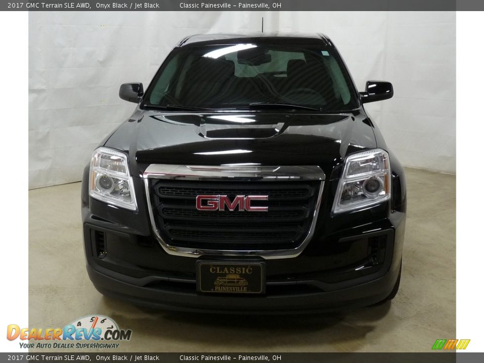2017 GMC Terrain SLE AWD Onyx Black / Jet Black Photo #4