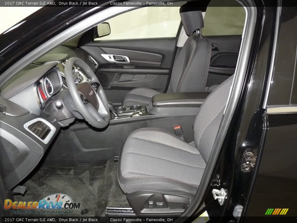 2017 GMC Terrain SLE AWD Onyx Black / Jet Black Photo #7