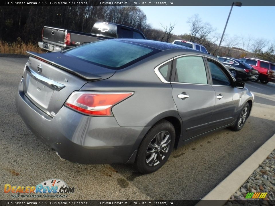 2015 Nissan Altima 2.5 S Gun Metallic / Charcoal Photo #7