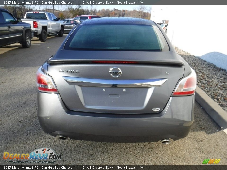2015 Nissan Altima 2.5 S Gun Metallic / Charcoal Photo #8