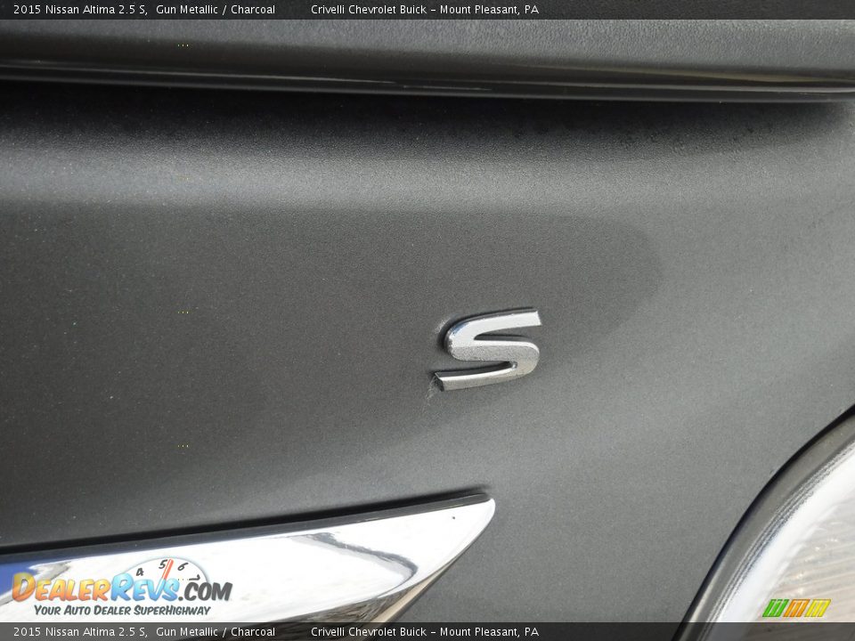 2015 Nissan Altima 2.5 S Gun Metallic / Charcoal Photo #9