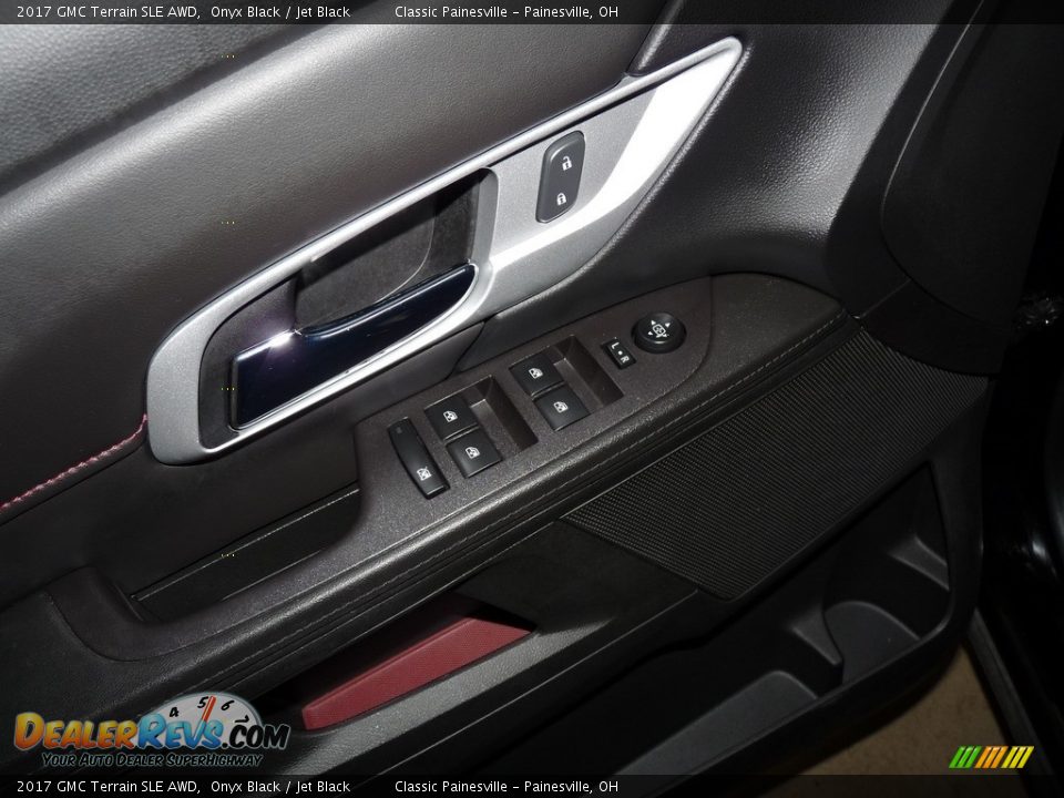 2017 GMC Terrain SLE AWD Onyx Black / Jet Black Photo #10