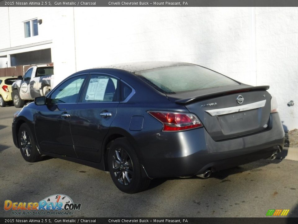 2015 Nissan Altima 2.5 S Gun Metallic / Charcoal Photo #10