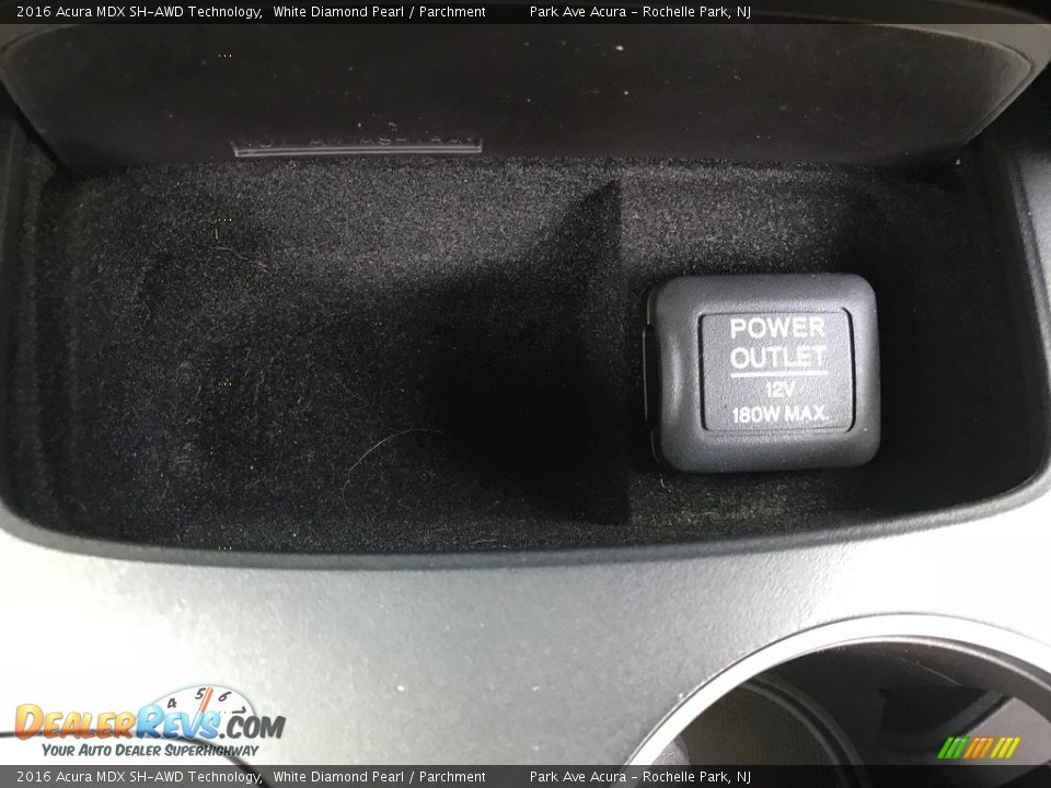 2016 Acura MDX SH-AWD Technology White Diamond Pearl / Parchment Photo #22