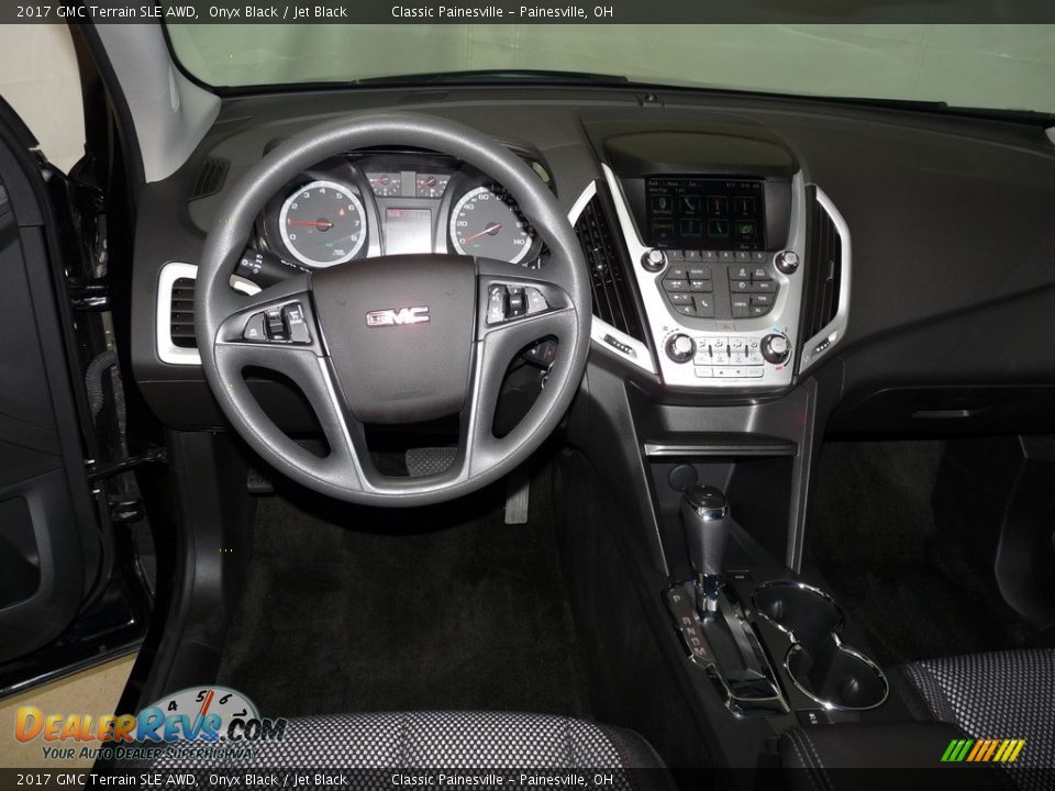 2017 GMC Terrain SLE AWD Onyx Black / Jet Black Photo #11