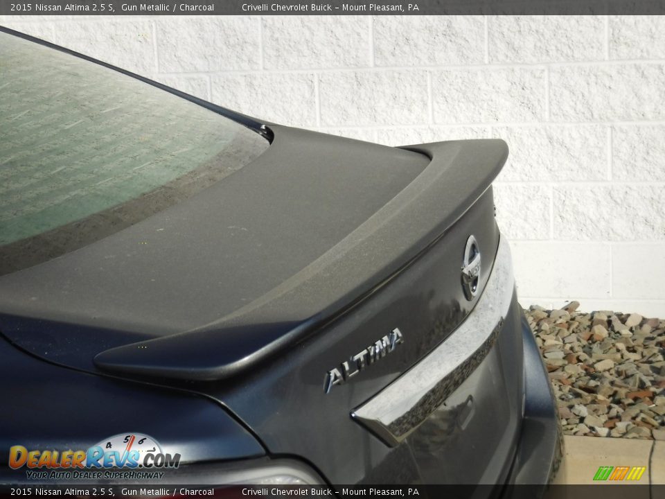 2015 Nissan Altima 2.5 S Gun Metallic / Charcoal Photo #11