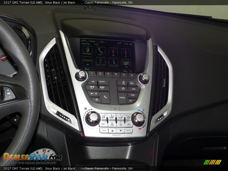 2017 GMC Terrain SLE AWD Onyx Black / Jet Black Photo #12