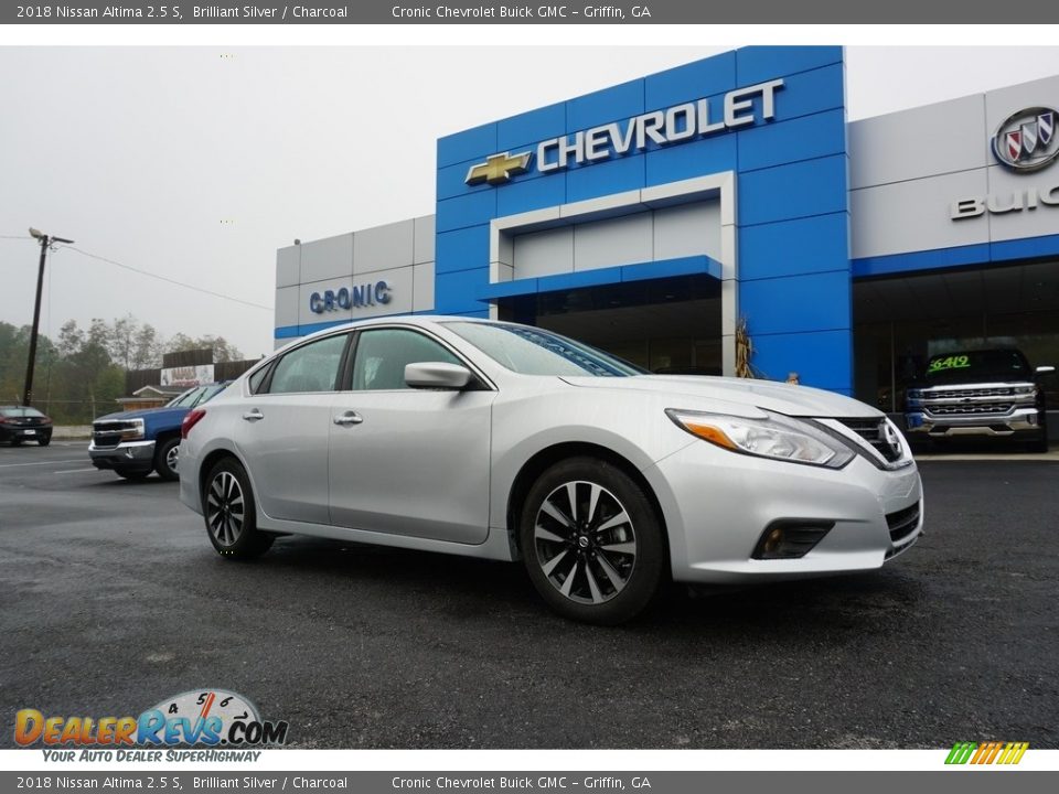 2018 Nissan Altima 2.5 S Brilliant Silver / Charcoal Photo #1