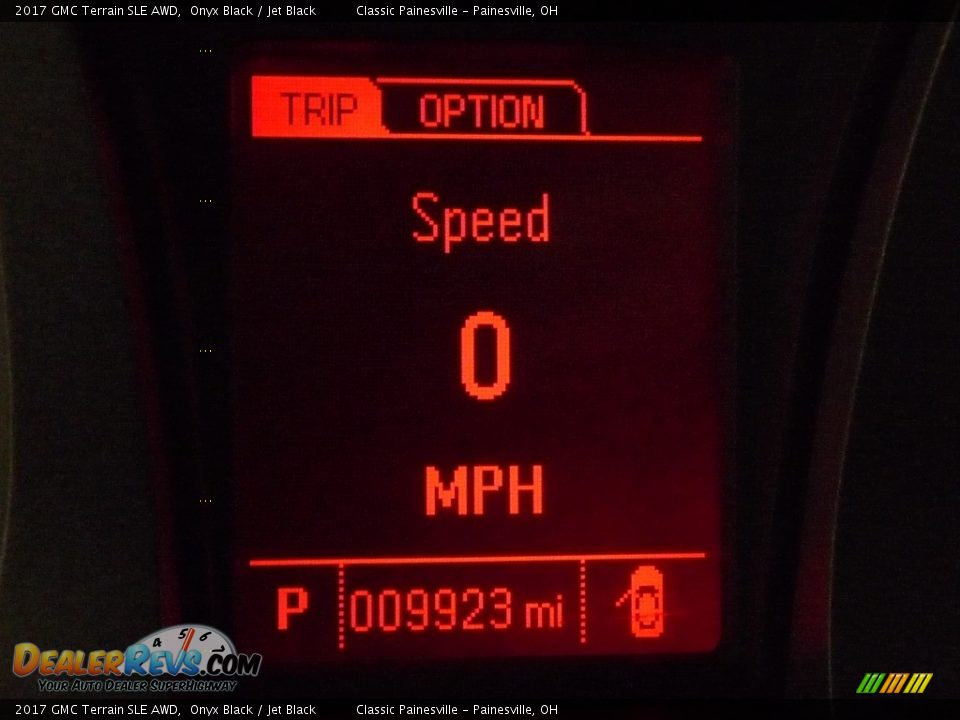 2017 GMC Terrain SLE AWD Onyx Black / Jet Black Photo #14