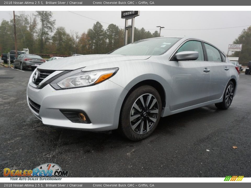 2018 Nissan Altima 2.5 S Brilliant Silver / Charcoal Photo #3