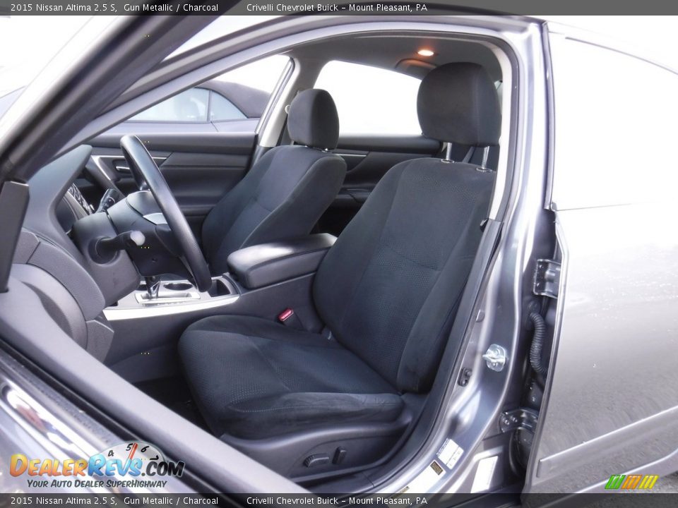 2015 Nissan Altima 2.5 S Gun Metallic / Charcoal Photo #15