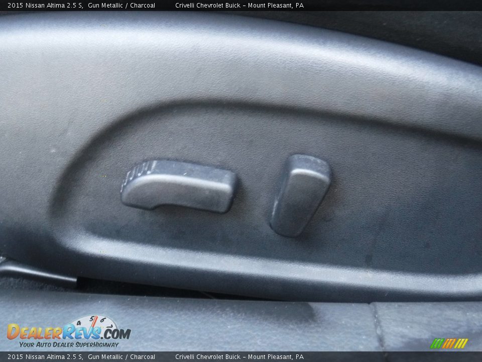 2015 Nissan Altima 2.5 S Gun Metallic / Charcoal Photo #16