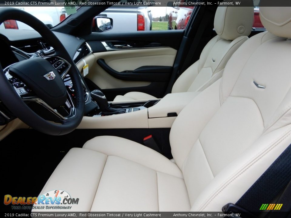 Front Seat of 2019 Cadillac CTS Premium Luxury AWD Photo #10