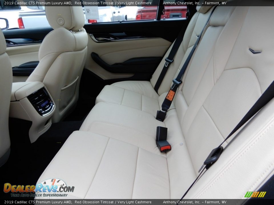 Rear Seat of 2019 Cadillac CTS Premium Luxury AWD Photo #11