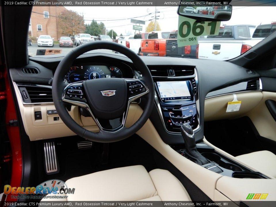 Very Light Cashmere Interior - 2019 Cadillac CTS Premium Luxury AWD Photo #12
