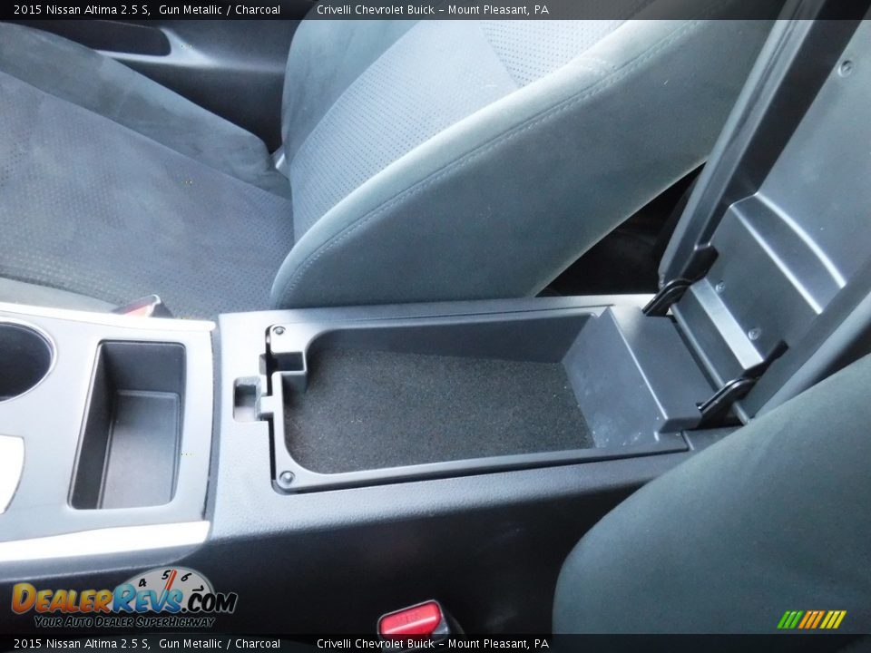2015 Nissan Altima 2.5 S Gun Metallic / Charcoal Photo #21